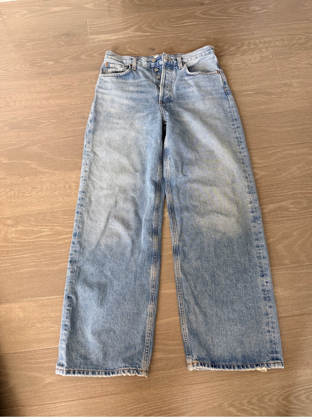 Agolde low slung baggy jeans